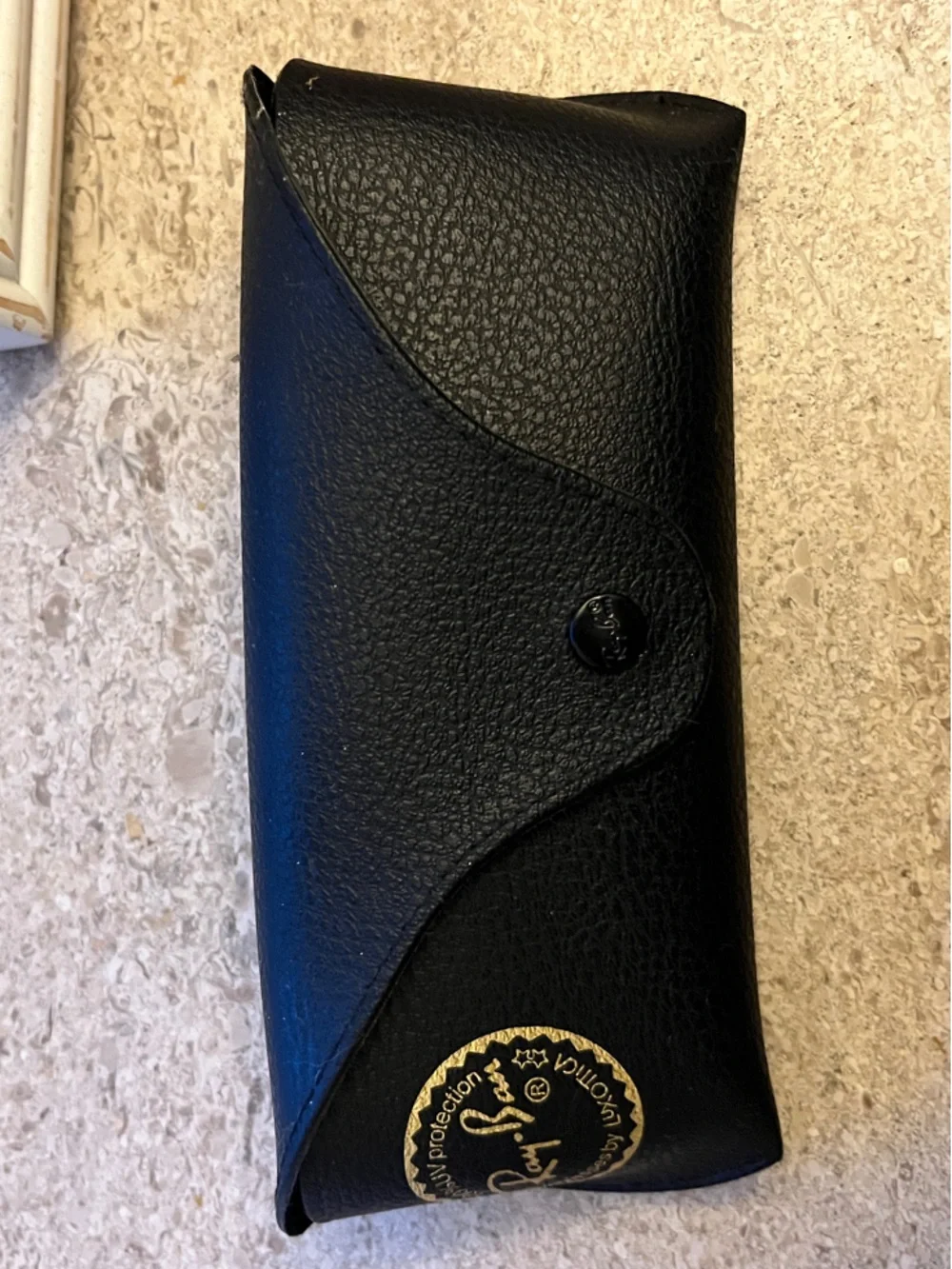 Ray-Ban Black & Gold Clubmaster Sunglasses with Dark Green Lenses